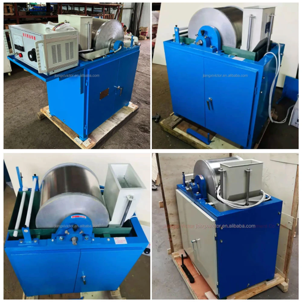 Small Wet Low-Intensity Crs400X300 Laboratory Magnetic Separator for Iron