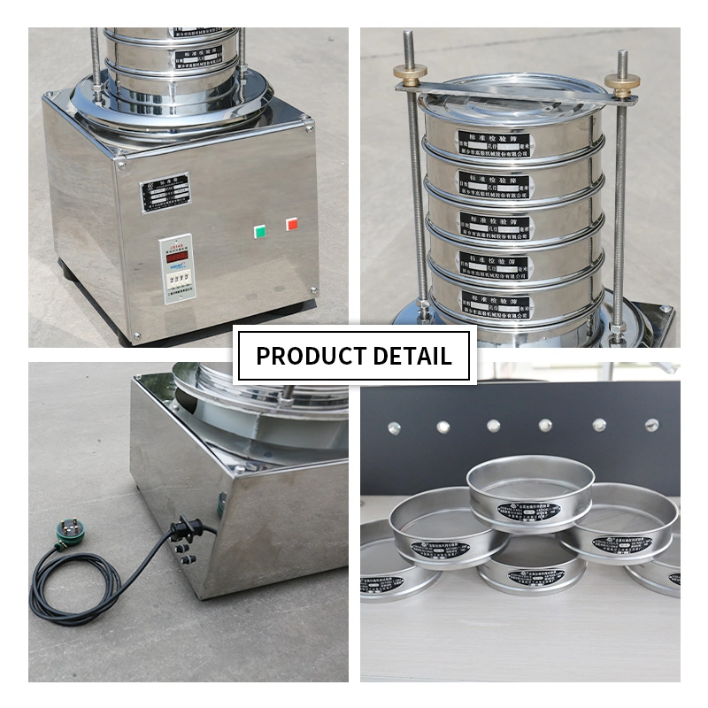 Laboratory Sample Vibrating Sieve Stainless Steel Automatic Electric Small Standard Screen