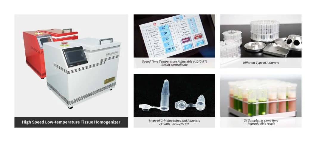 High Quality Laboratory High Speed Low Tempreature Biological High-Throughput Tissue Grinder
