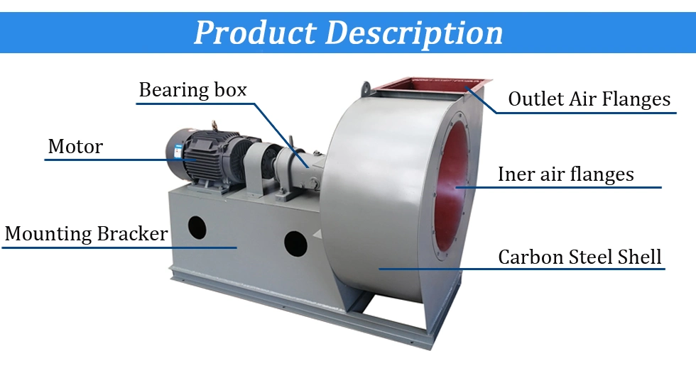 Shaft Drive Industrial Ventilator Fan Blower/Centrifugal Fan From OEM